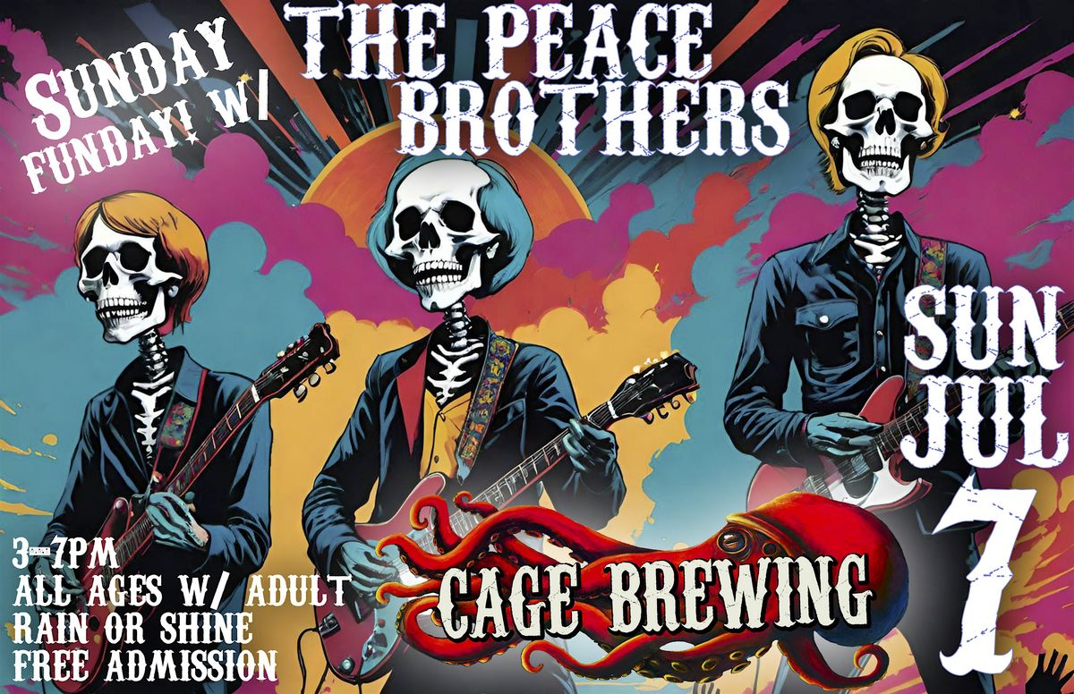 The Peace Brothers LIVE |Cage Brewing, St. Pete, FL | SUN JUL 7 | FREE