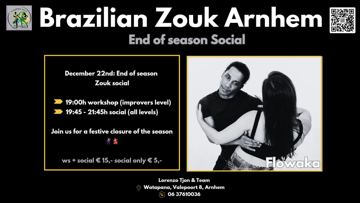 Zouk Arnhem: end of season social \ud83d\udd7a\ud83d\udc83