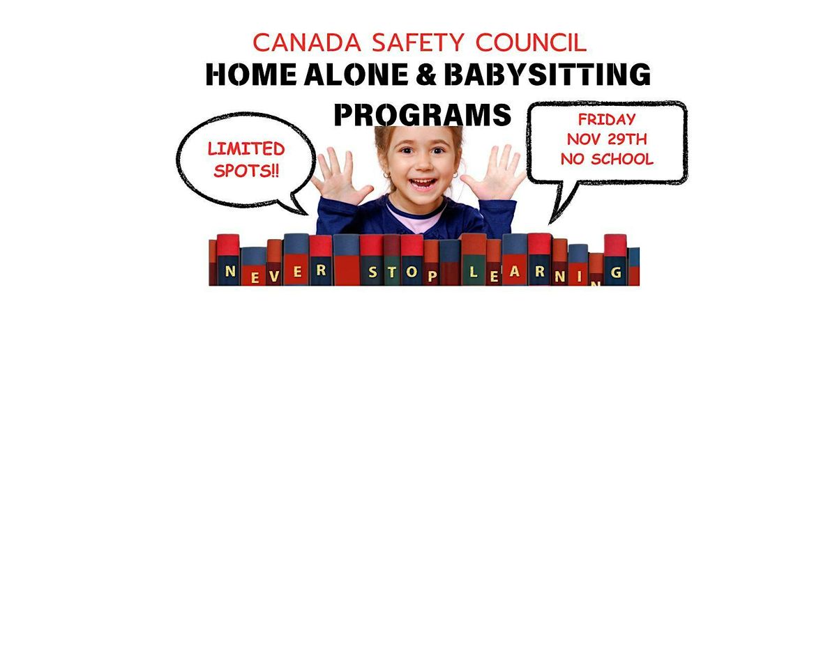 Canada Safety Council Home Alone & Babysitting Program