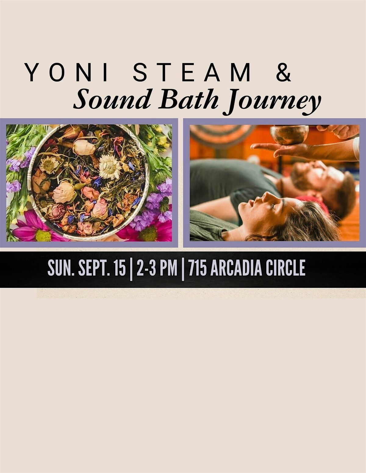 Yoni Steam & Sound Bath Journey