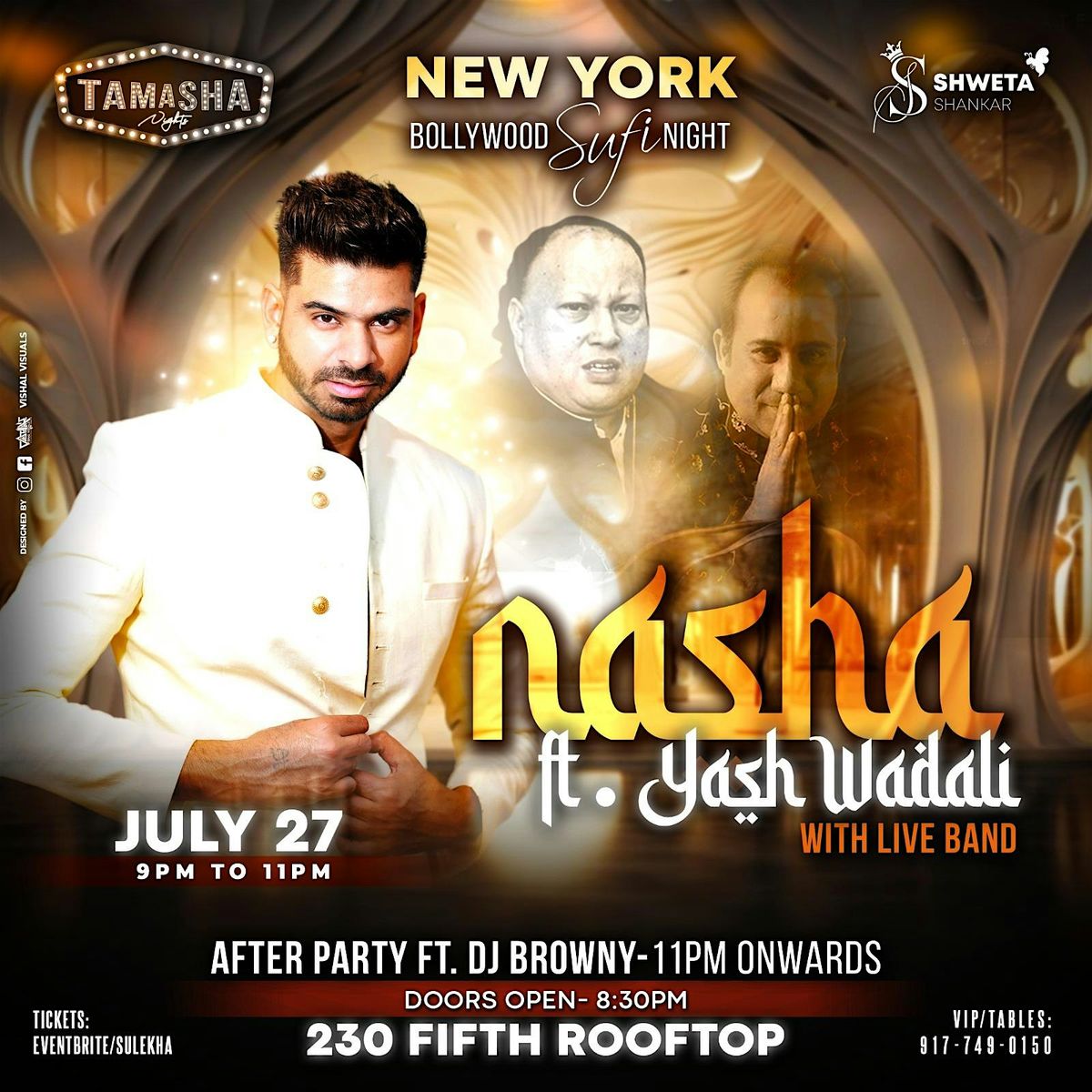 NYC NASHA, A BOLLYWOOD SUFI NIGHT FT. YASH WADALI @230 FIFTH ROOFTOP