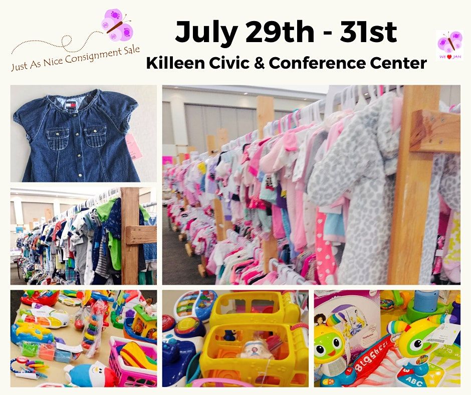 Just As Nice Consignment Sale - Kids Toys & Clothing