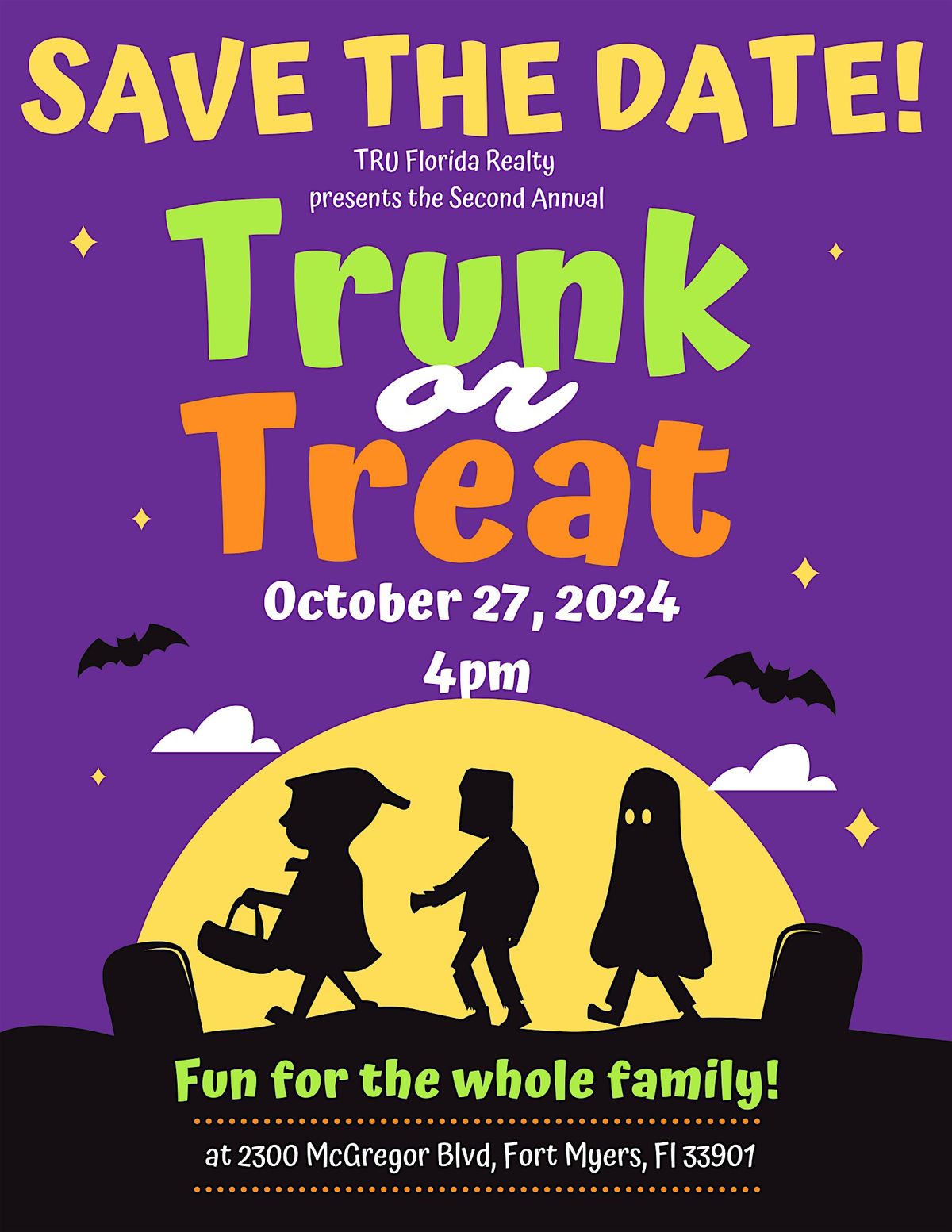 TRU Florida Realty 2nd Annual Trunk or Treat