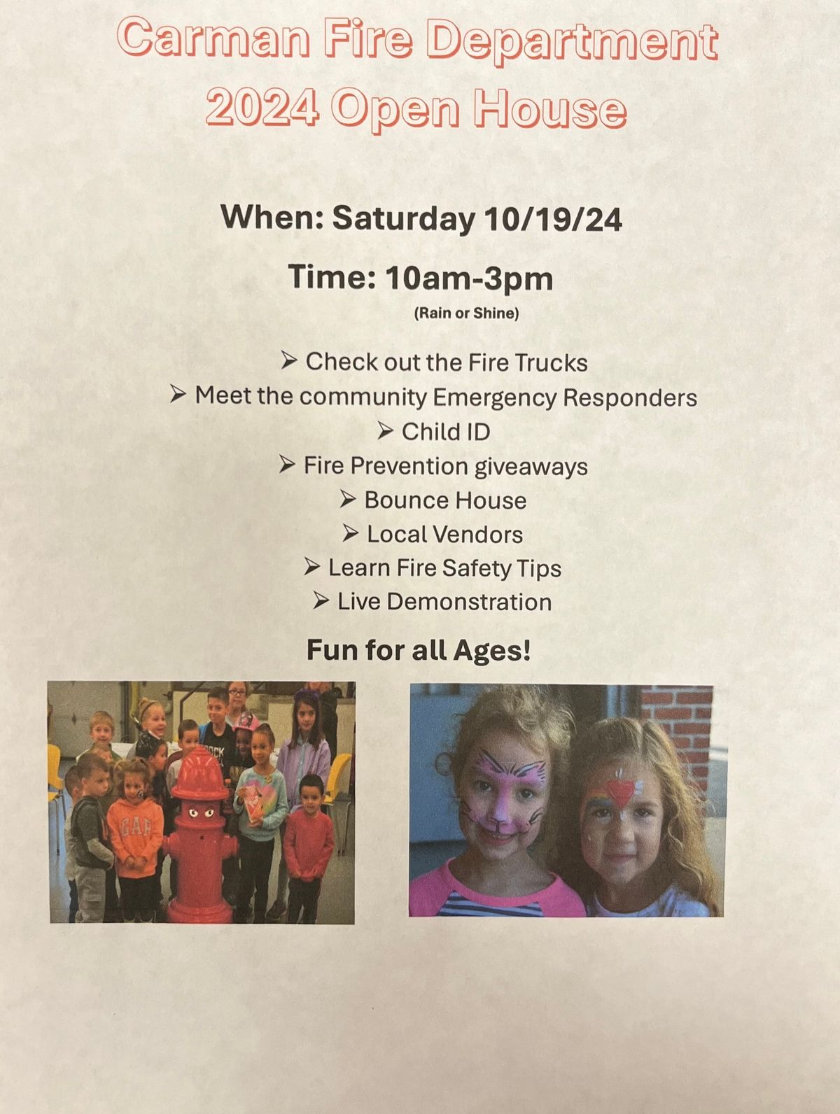 Carman Fire Department Open House 