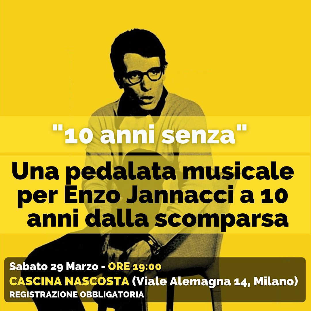 "10 anni senza".  Una pedalata musicale per Enzo Jannacci