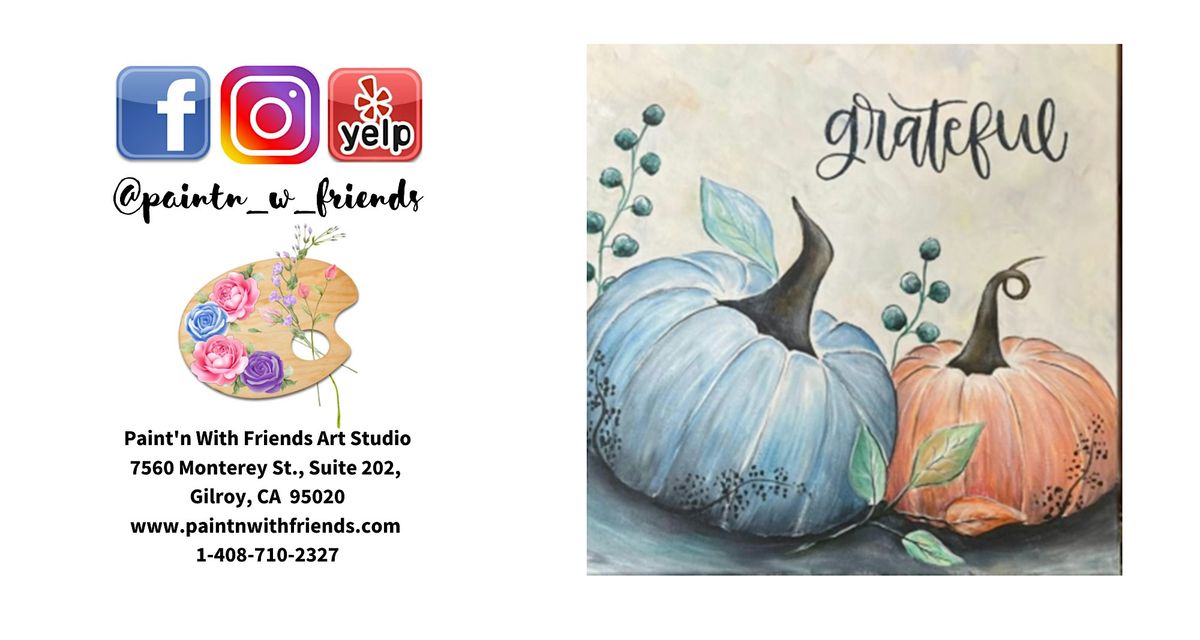 Paint Party - Grateful Pumpkins