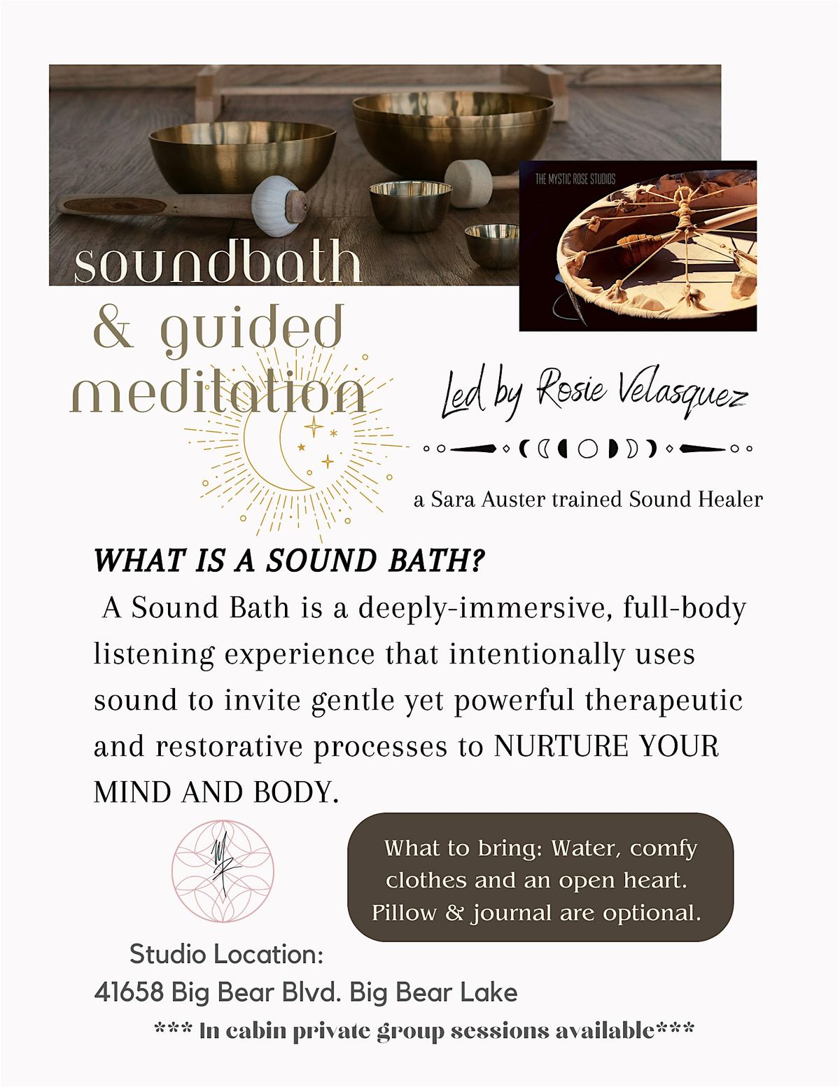 Community Soundbath with Rosie Velasquez