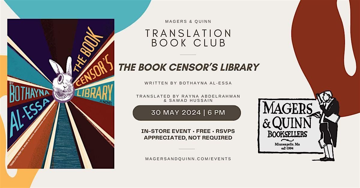 Translation Book Club - The Book Censor's Library