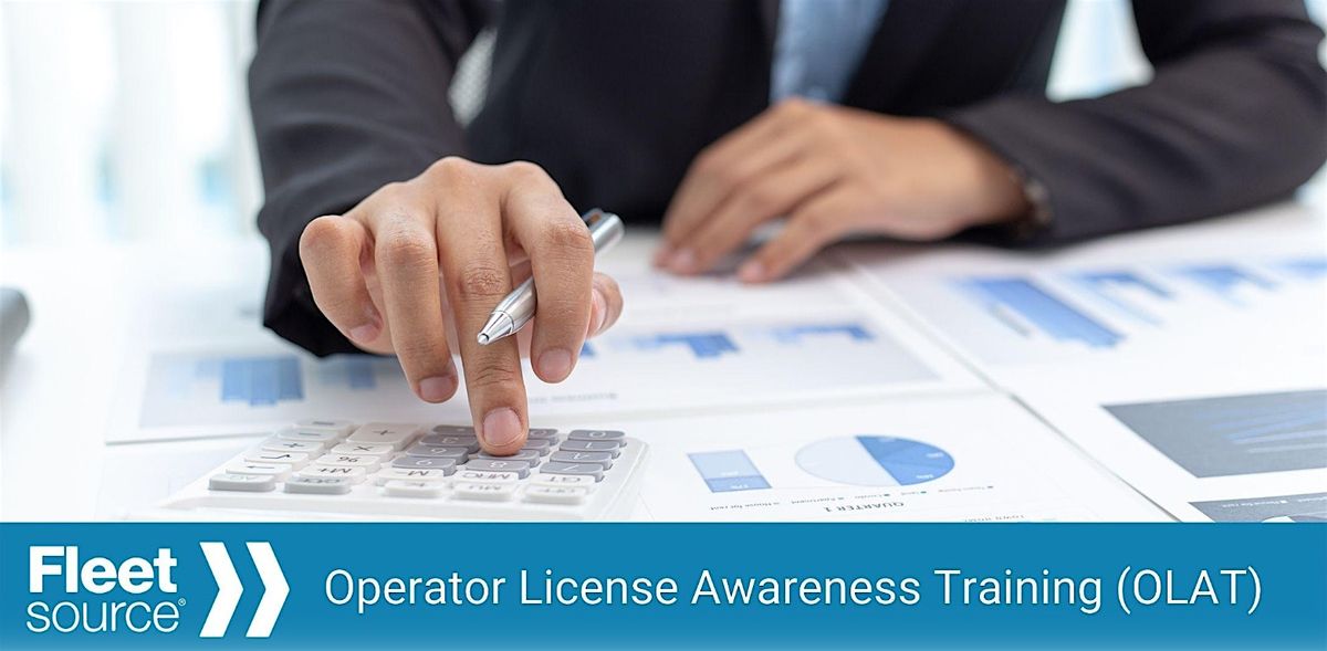 22304  DCPC - Operator Licence Awareness Training (OLAT) - FS LIVE