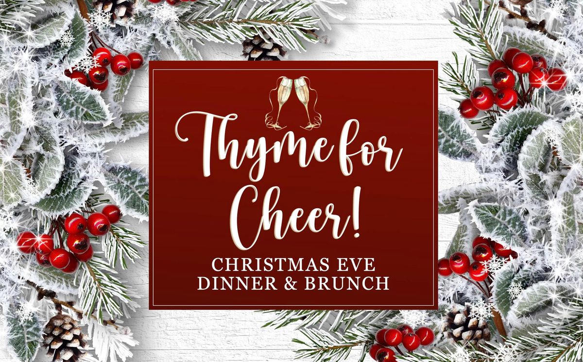 THYME FOR CHEER: CHRISTMAS 12\/20-12\/24