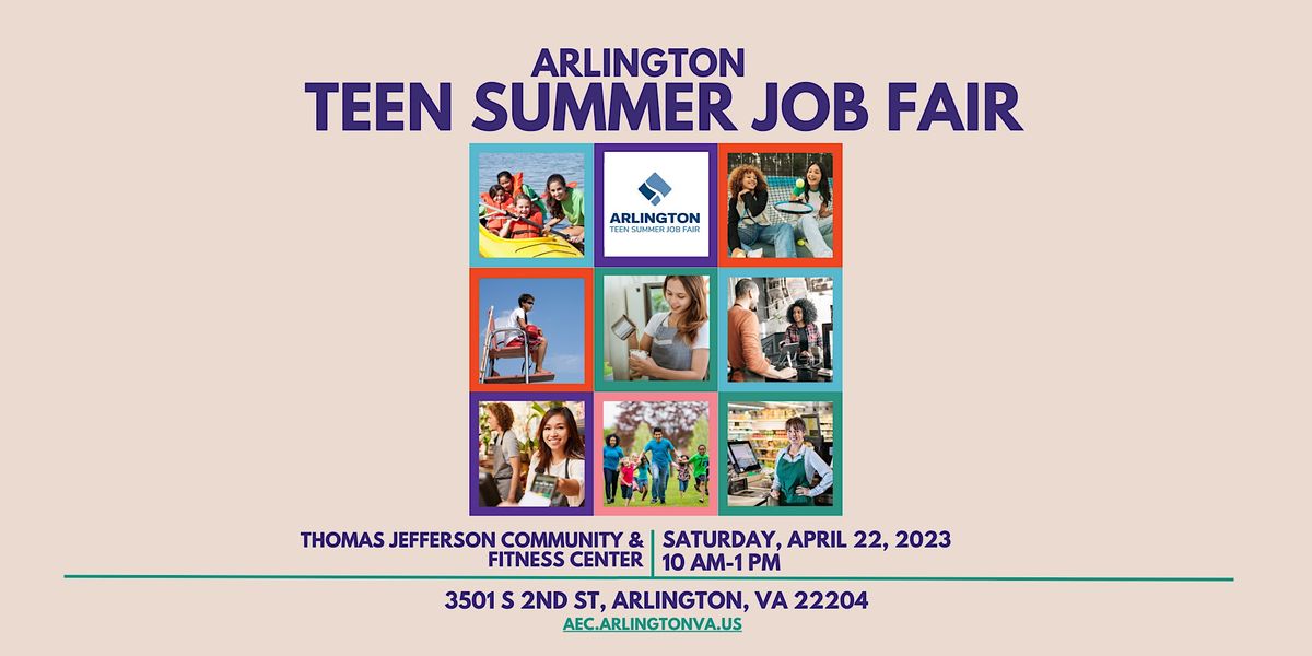 2023 Arlington Teen Summer Job Fair- Teen Registration