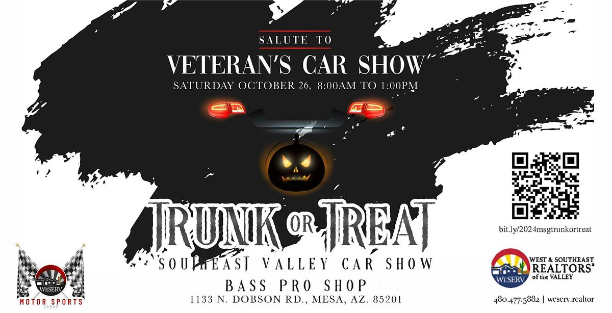 WeSERV Salute to Veterans Trunk or Treat Car Show