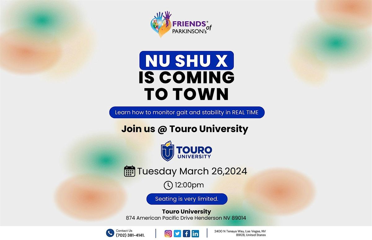 Nu Shu X is coming to town, Touro University Nevada, Henderson, 26 ...