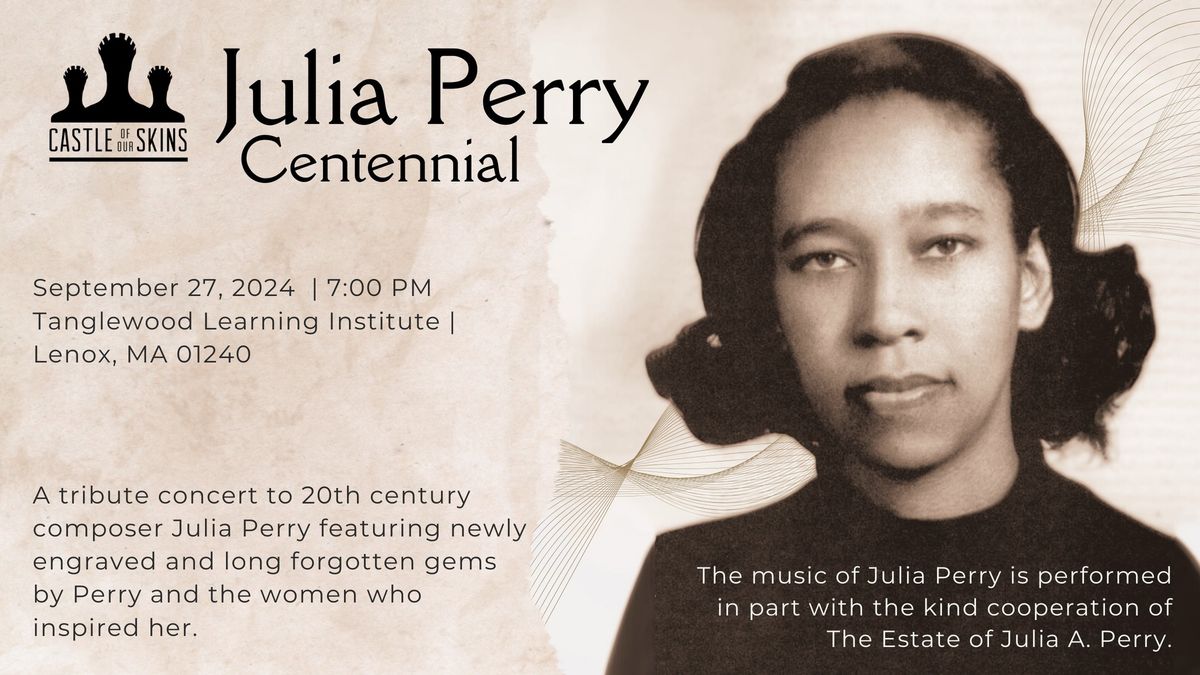 Julia Perry Centennial Concert - Tanglewood