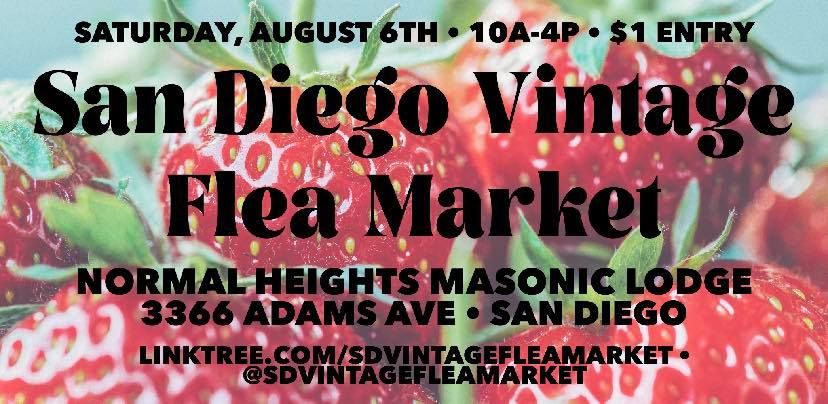 San Diego Vintage Flea Market 8\/6