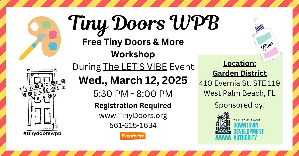 Free Make a Tiny Door & More Workshop: Wednesday, March 12, 2025