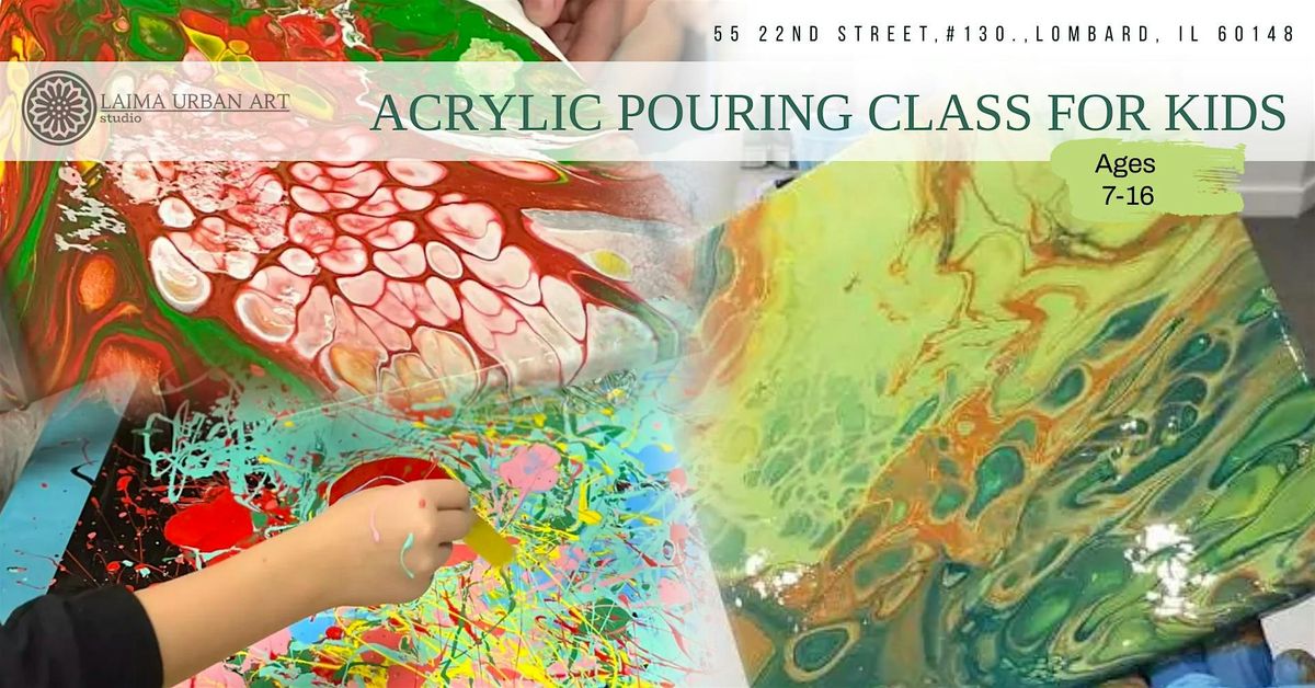 ACRYLIC POURING CLASS FOR KIDS