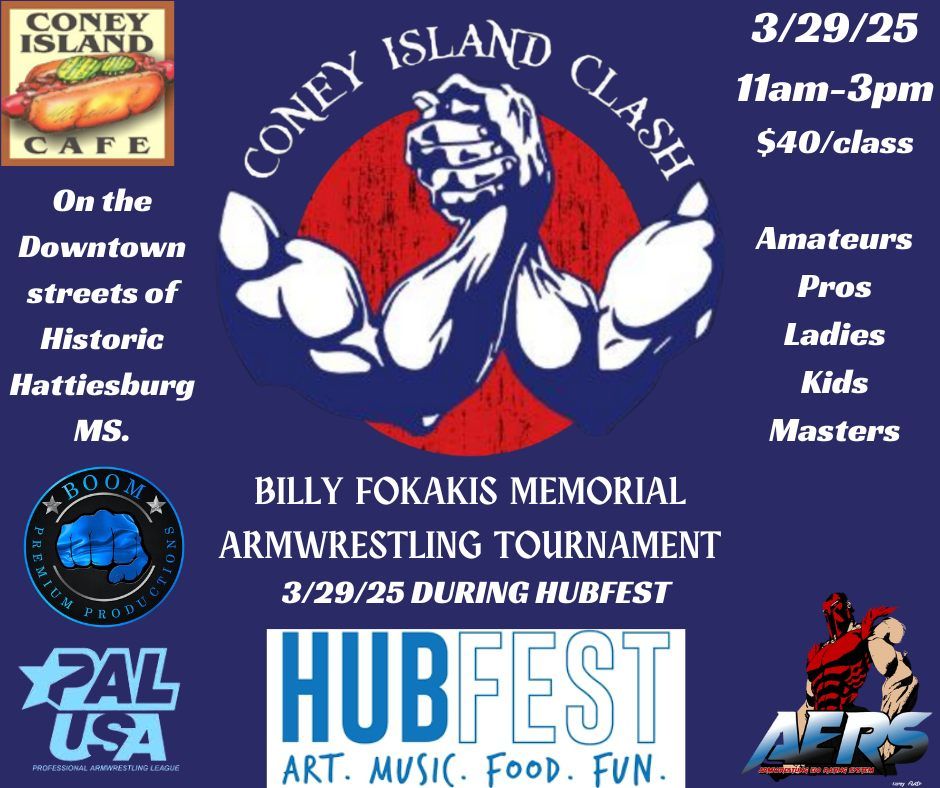 Coney Island Clash - Billy Fokakis Memorial Armwrestling Tournament