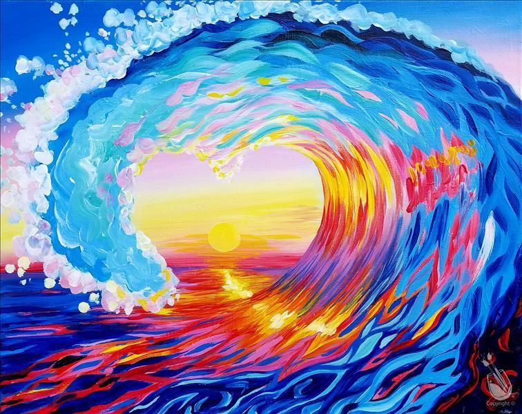 Love Surf at Sunset Paint Party!