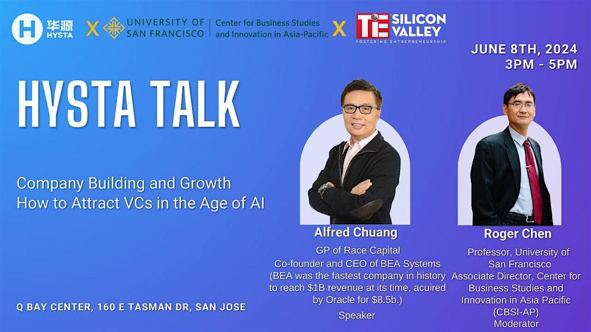 HYSTA Talk Company Building and Growth How to Attract VCs in the Age of AI