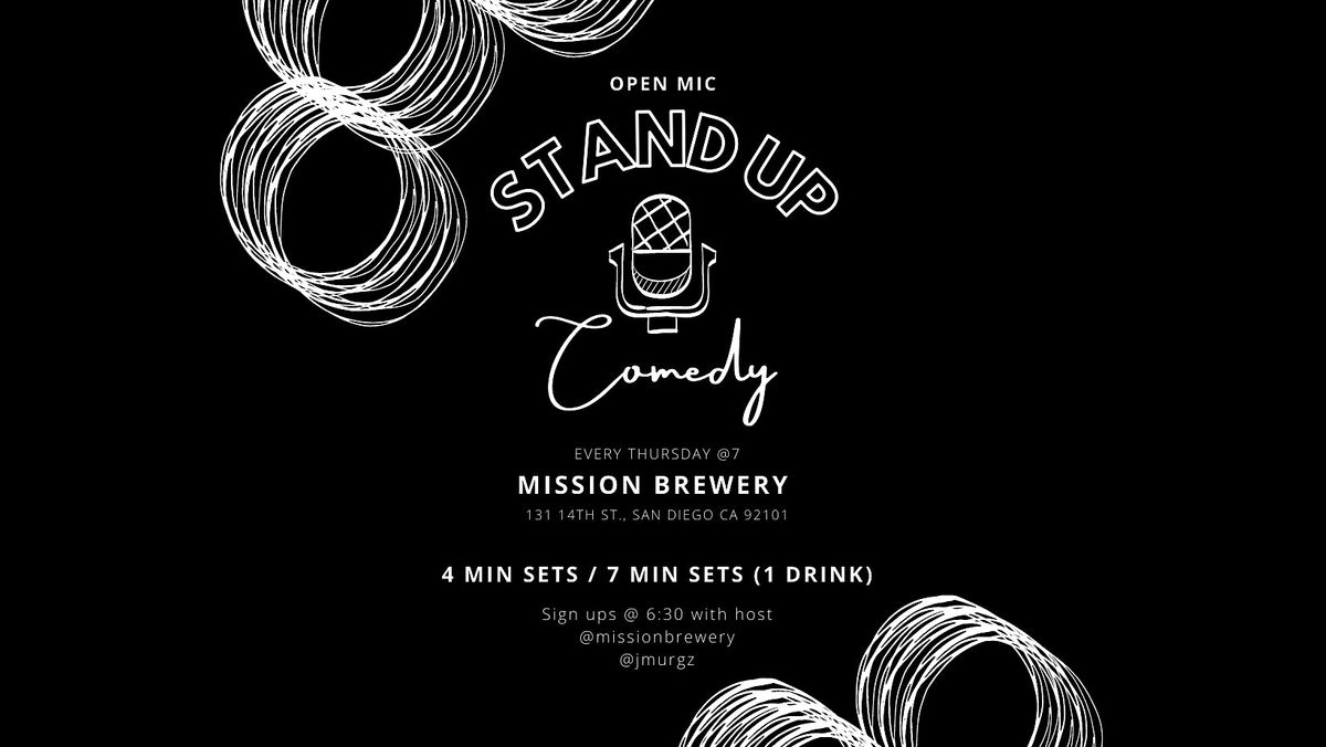 A Open Mic Nite - Mission Brewery (Downtown)
