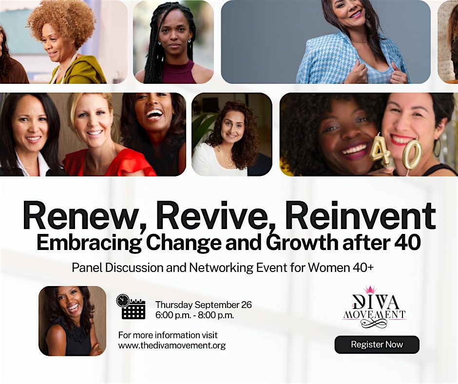 Renew, Revive, Reinvent Embracing Change and Growth after 40