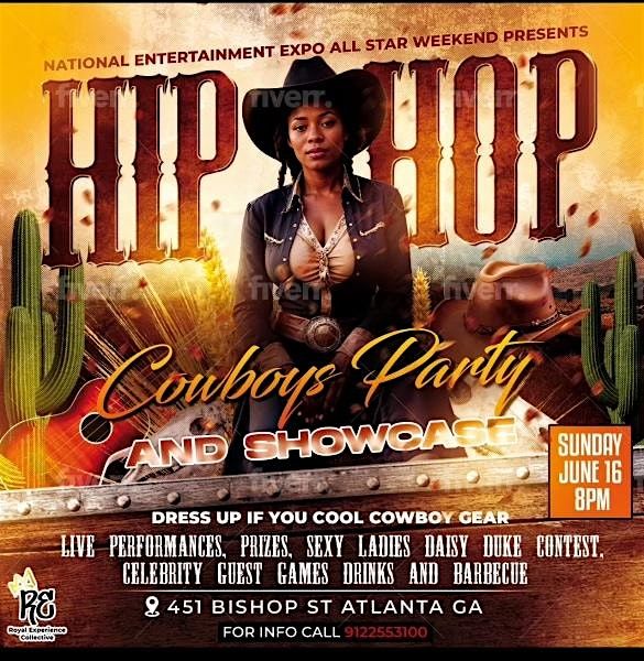 HIPHOP COWBOYS PARTY AND SHOWCASE