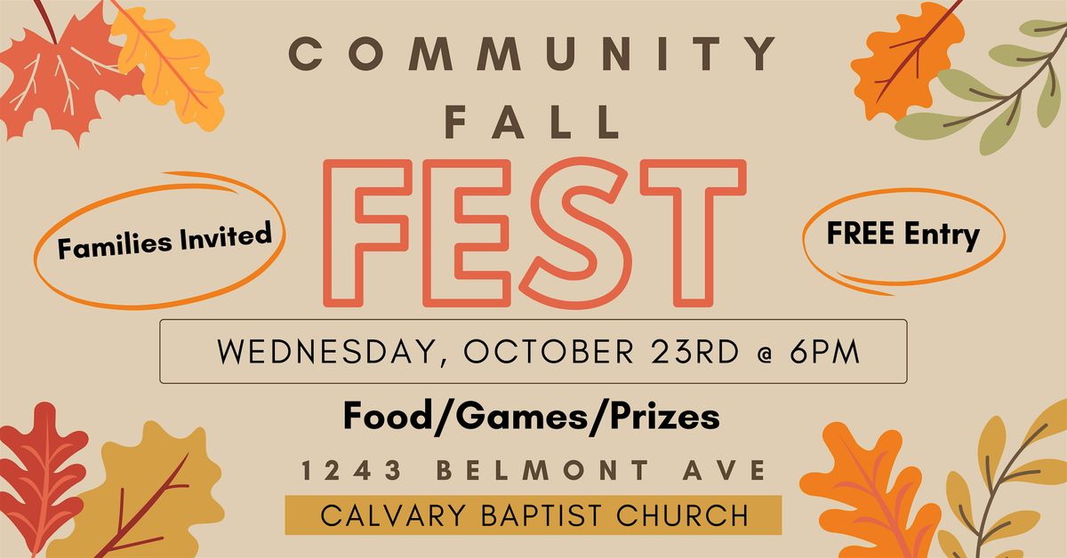 Community Fall Fest