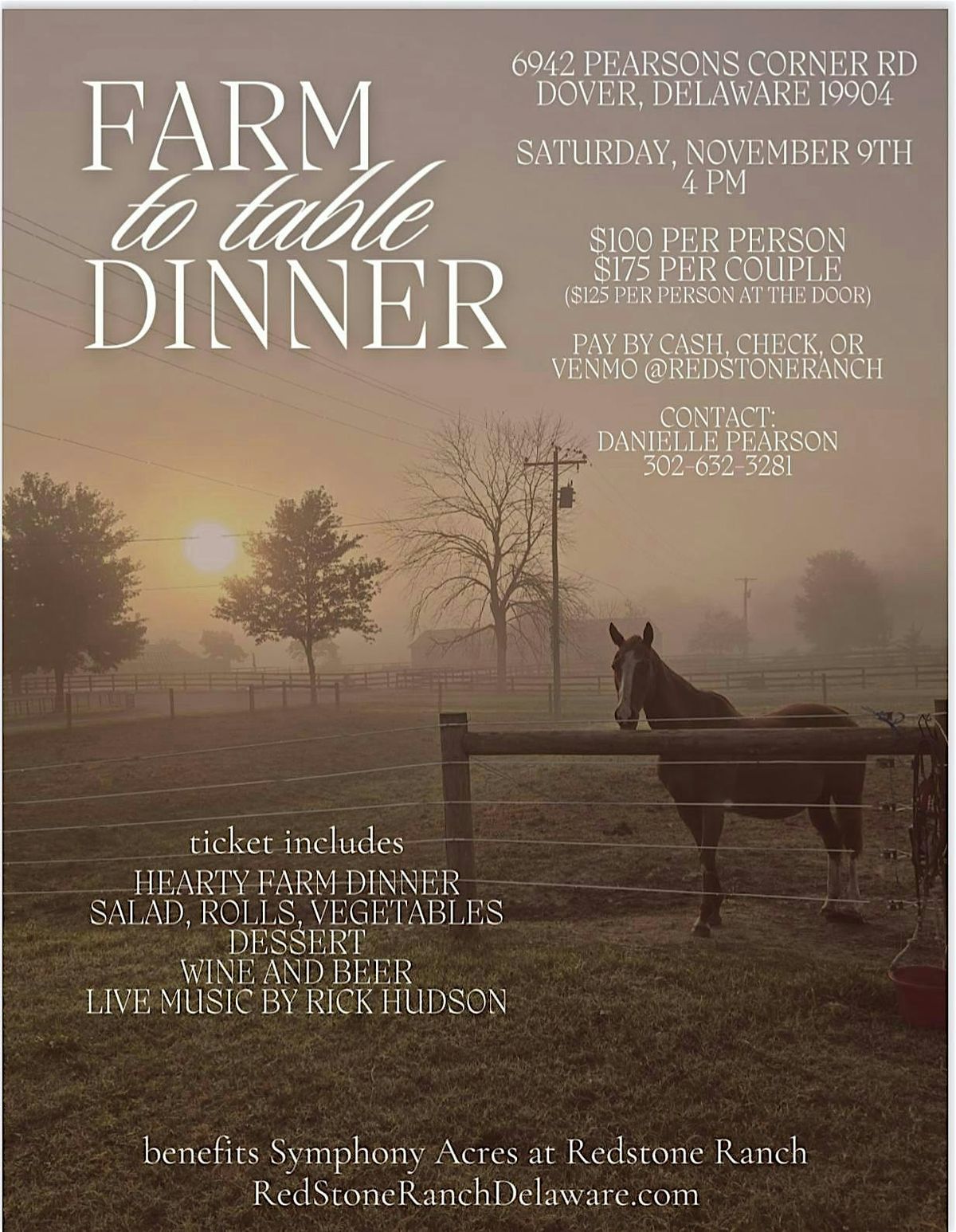 Farm to Table Dinner