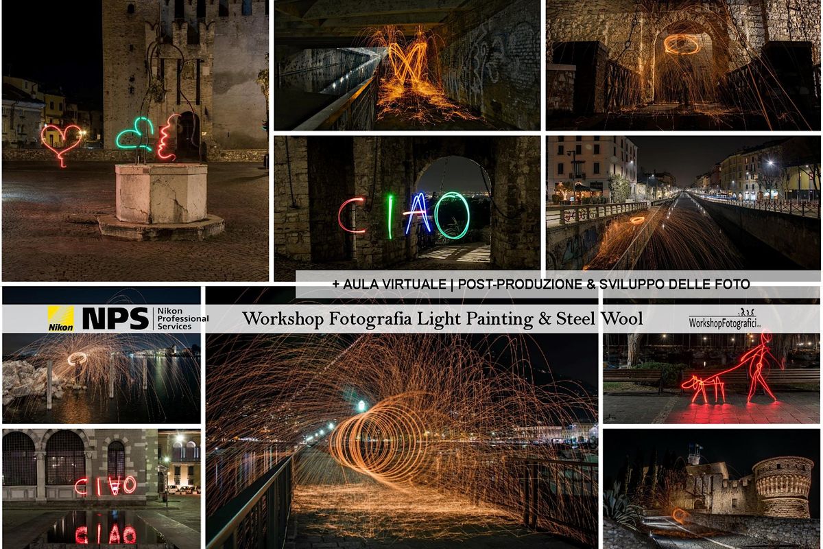 Milano - Workshop Fotografia Light Painting & Steel Wool