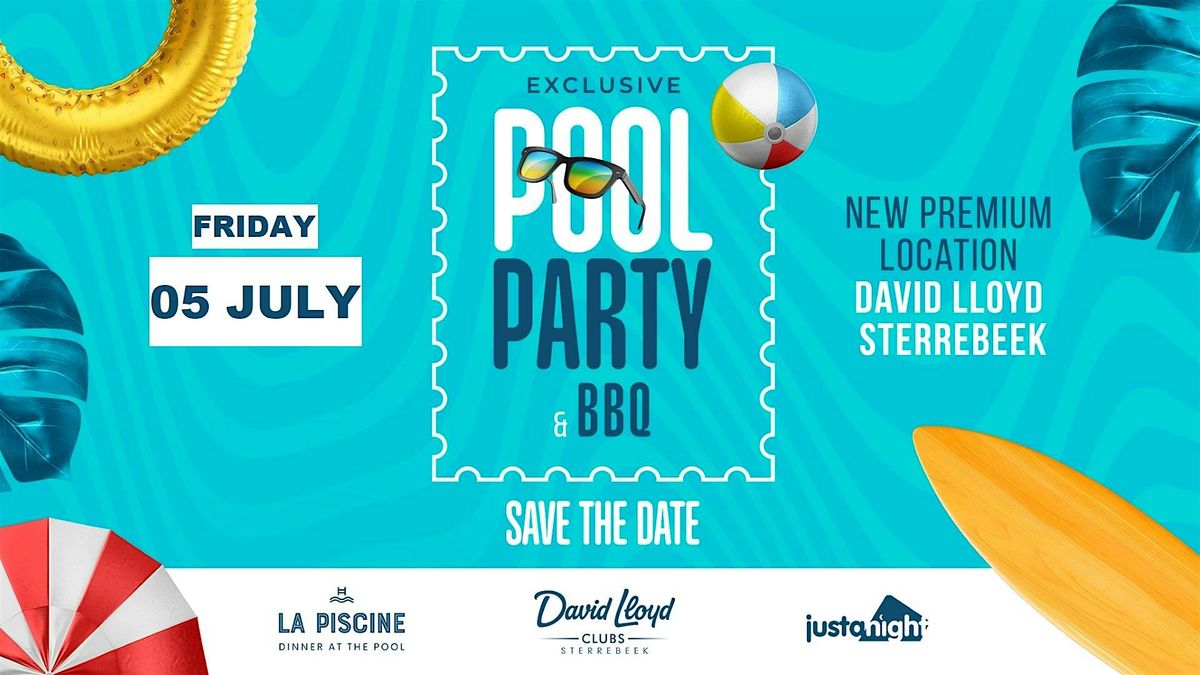 International  free Party at the Pool \/ BBQ & Party |David Lloyd Sterrebeek