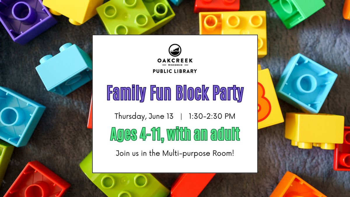 Family Fun Block Party