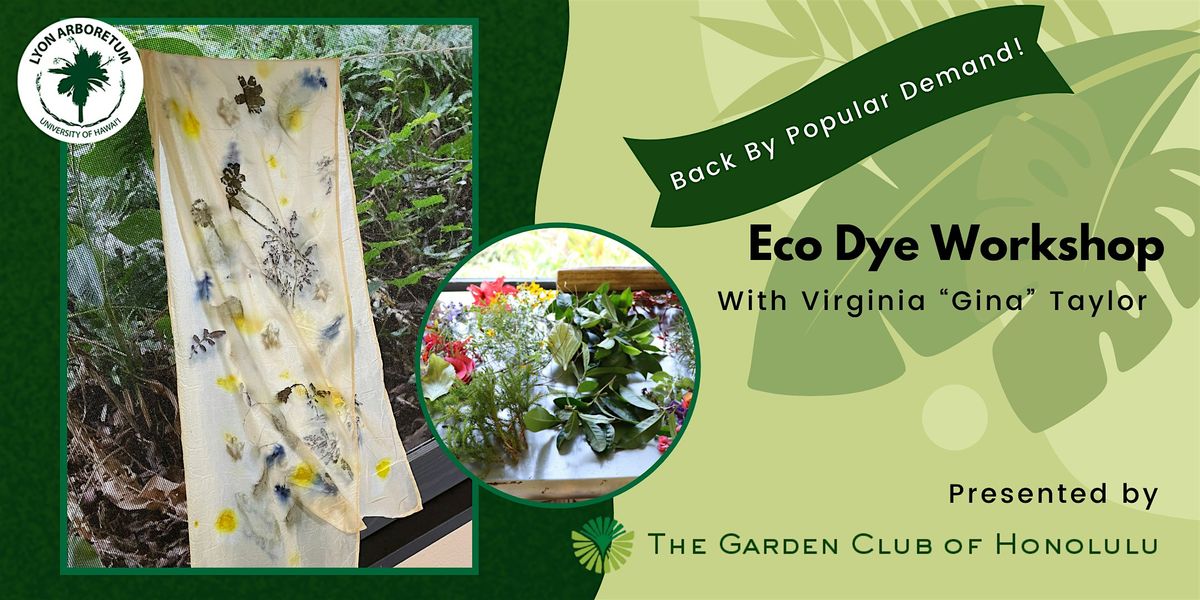 Eco Dye  Workshop