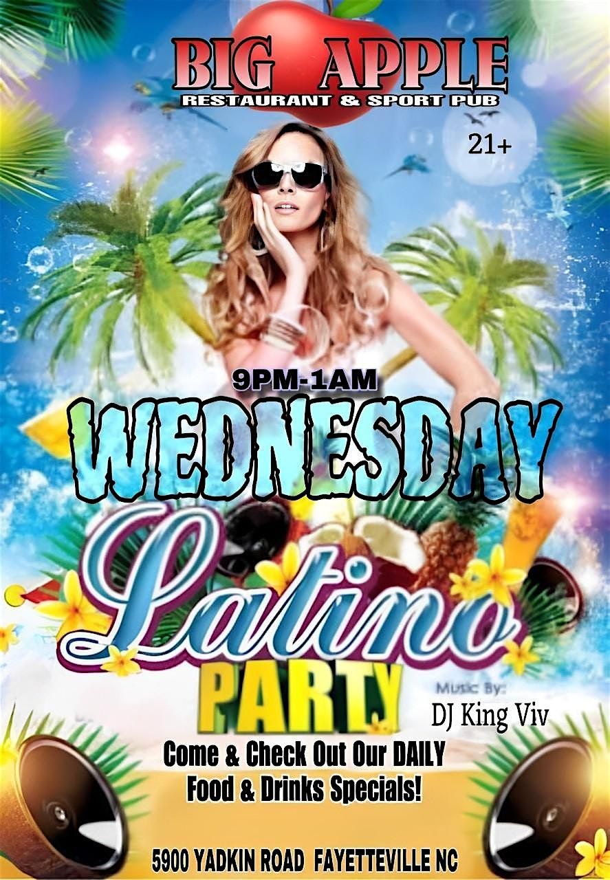 LATIN DANCE  MEETUP EVERY WEDNESDAY NIGHT FREE ENTRY