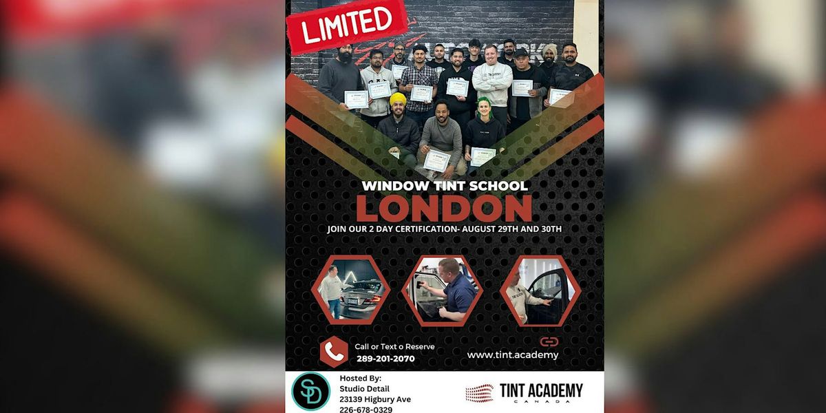 London Automotive Window Tint School: Tint Academy Canada