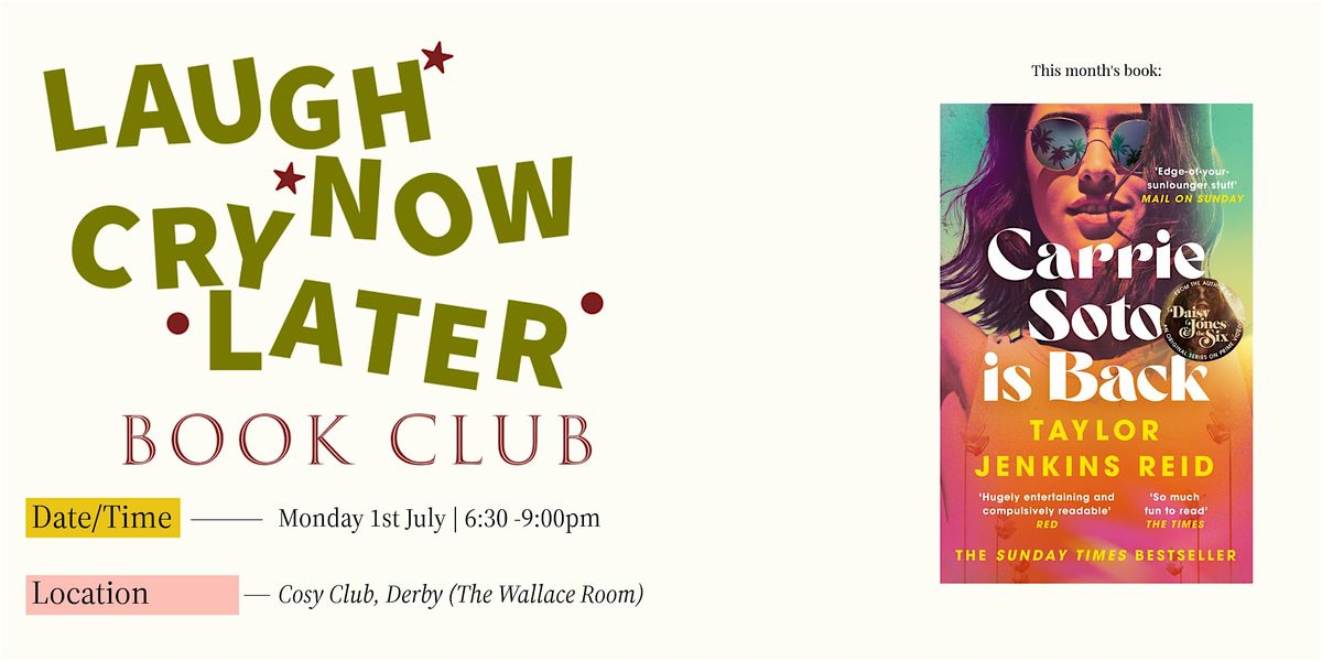 Laugh Now, Cry Later Book Club