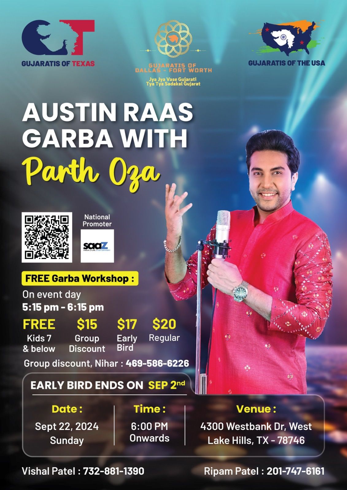 Parth Oza Garba in Austin 