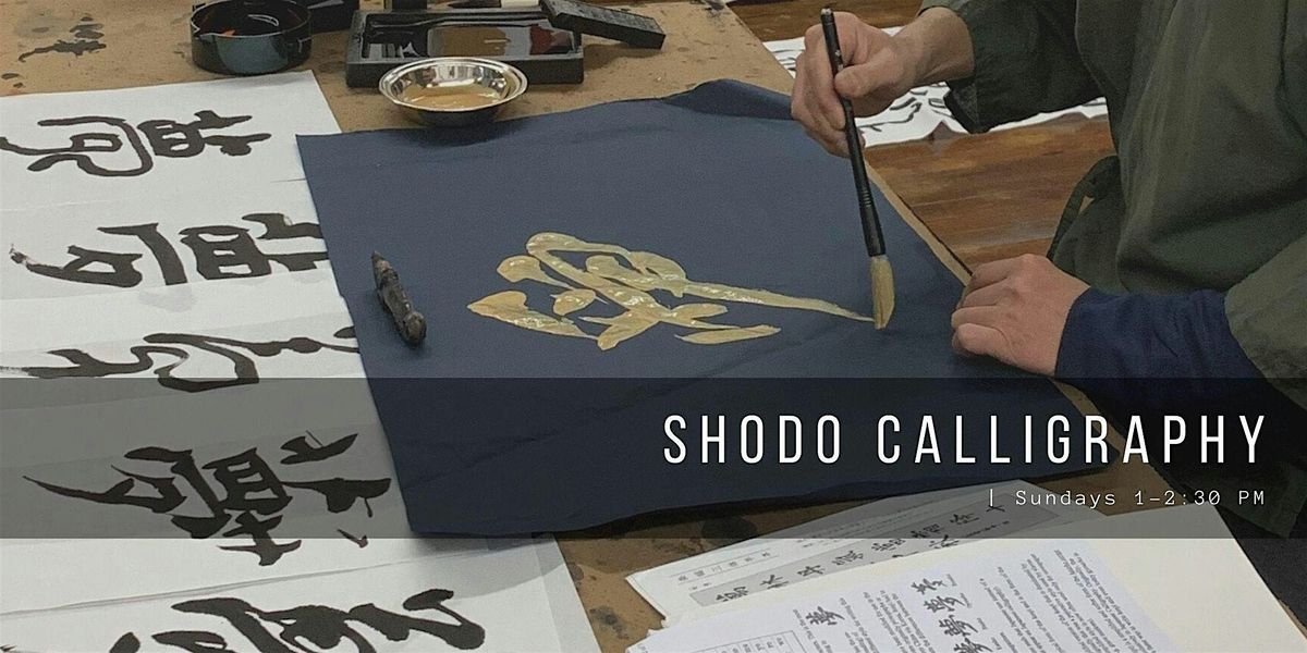 Virtual Shodo Class for October