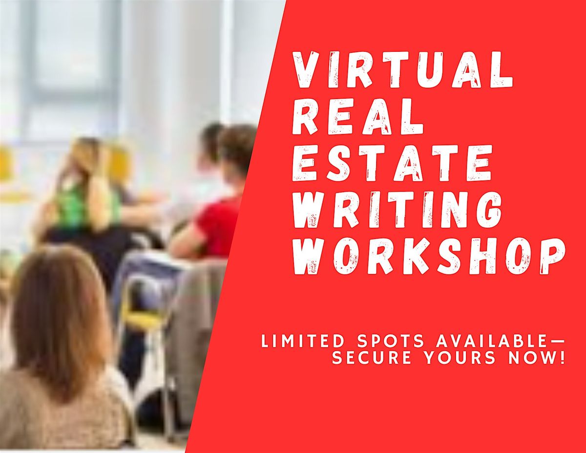 Live Online  Real Estate Writing Training