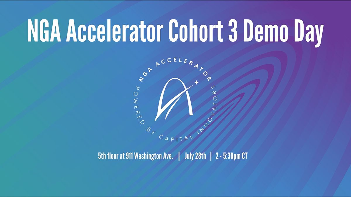 NGA Accelerator Cohort 3 Demo Day