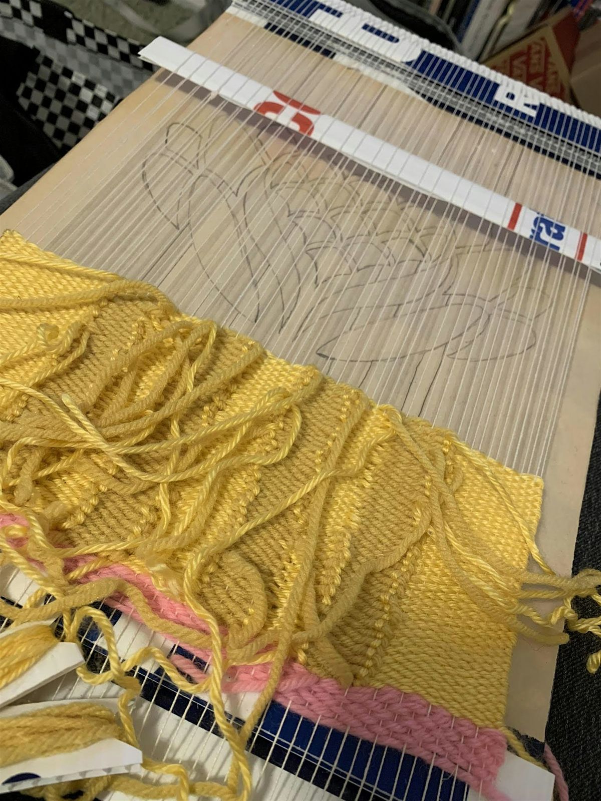Beginning Weaving with DIY Yard Sign Looms EVANSTON