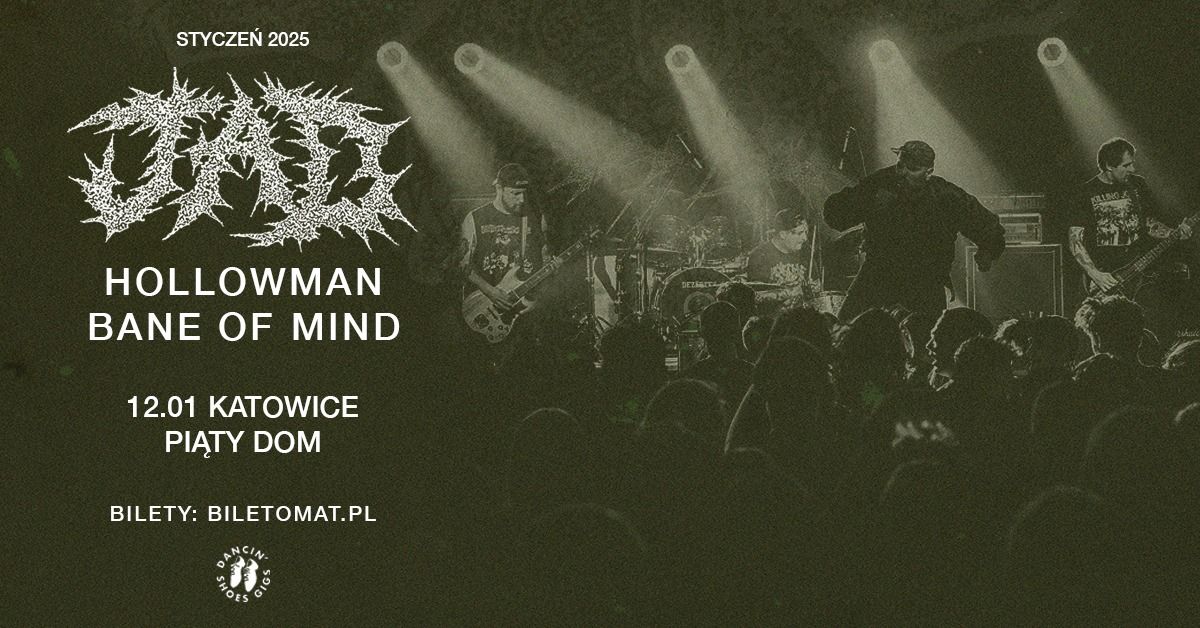 JAD \u2022 HOLLOWMAN \u2022 BANE OF MIND \u2022 12.01 \u2022 KATOWICE