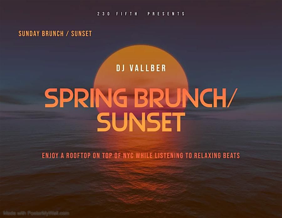 Rooftop Brunch \/ Sunset  @230 Fifth Rooftop