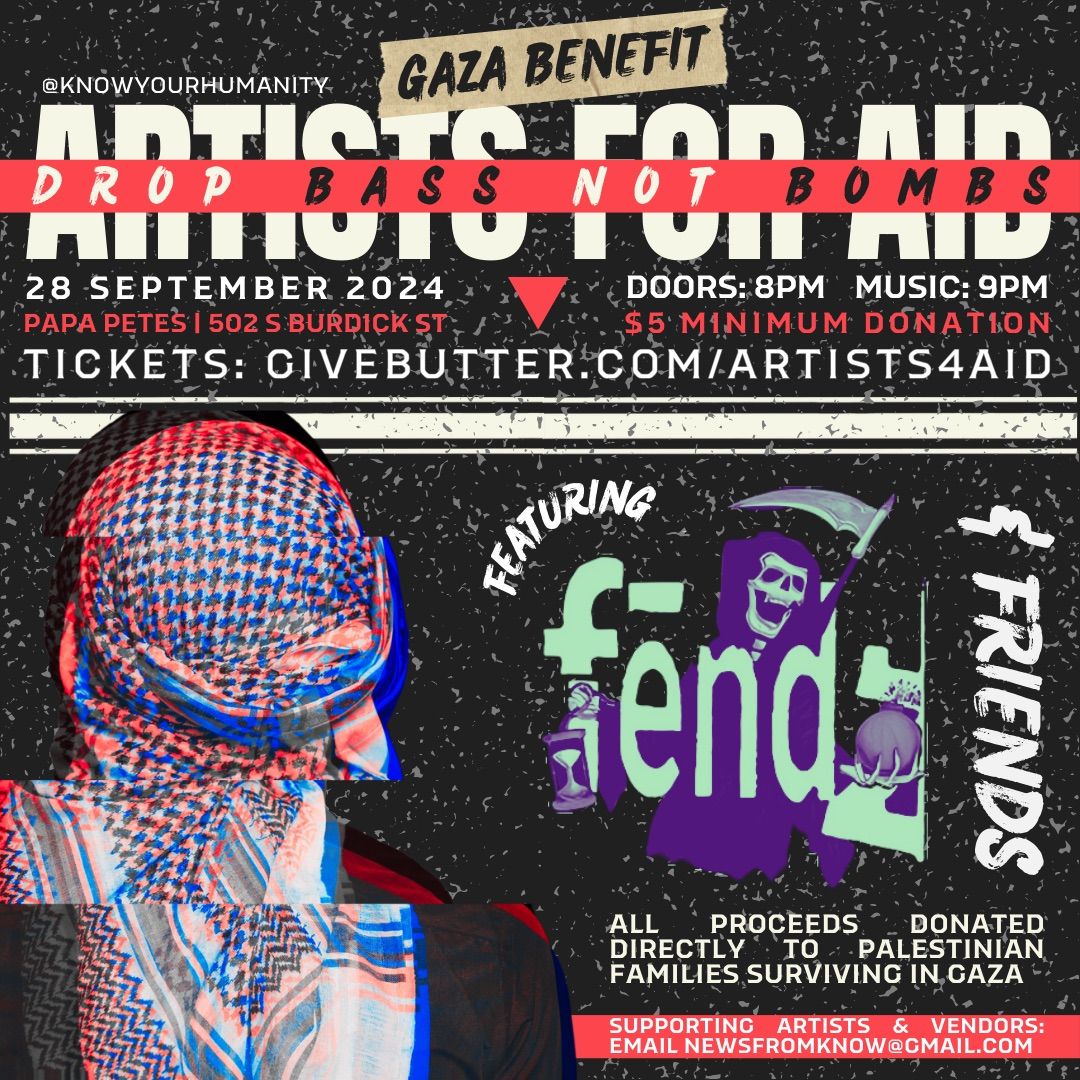 Artists for Aid: Gaza Benefit Show