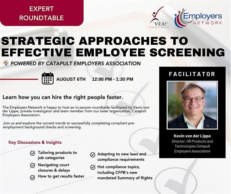Strategic Approaches To Effective Employee Screening