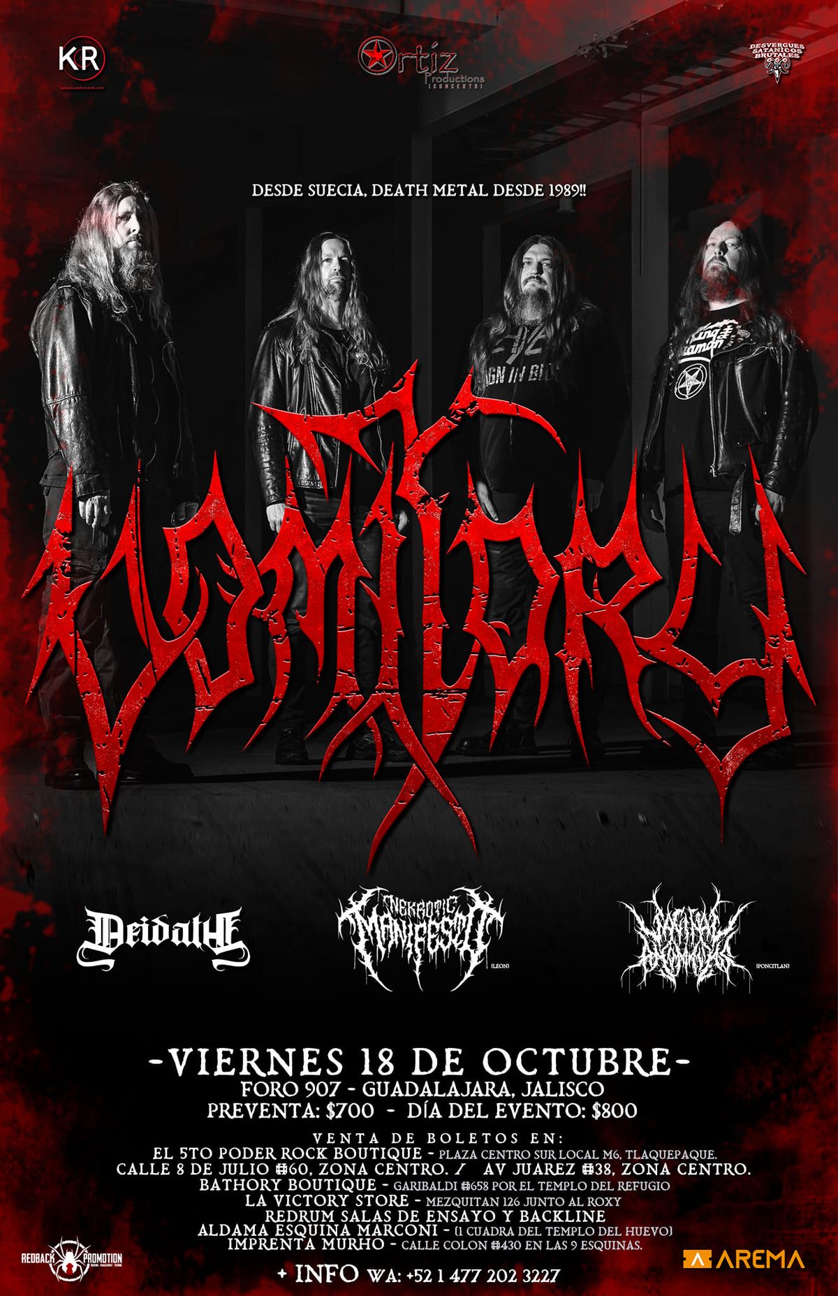 Vomitory en Guadalajara 