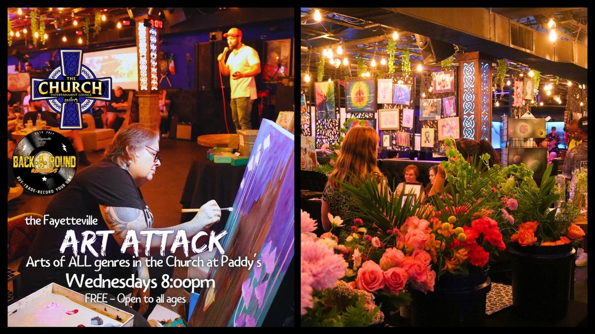 The Fayetteville Art Attack, Wednesday, July 10th!