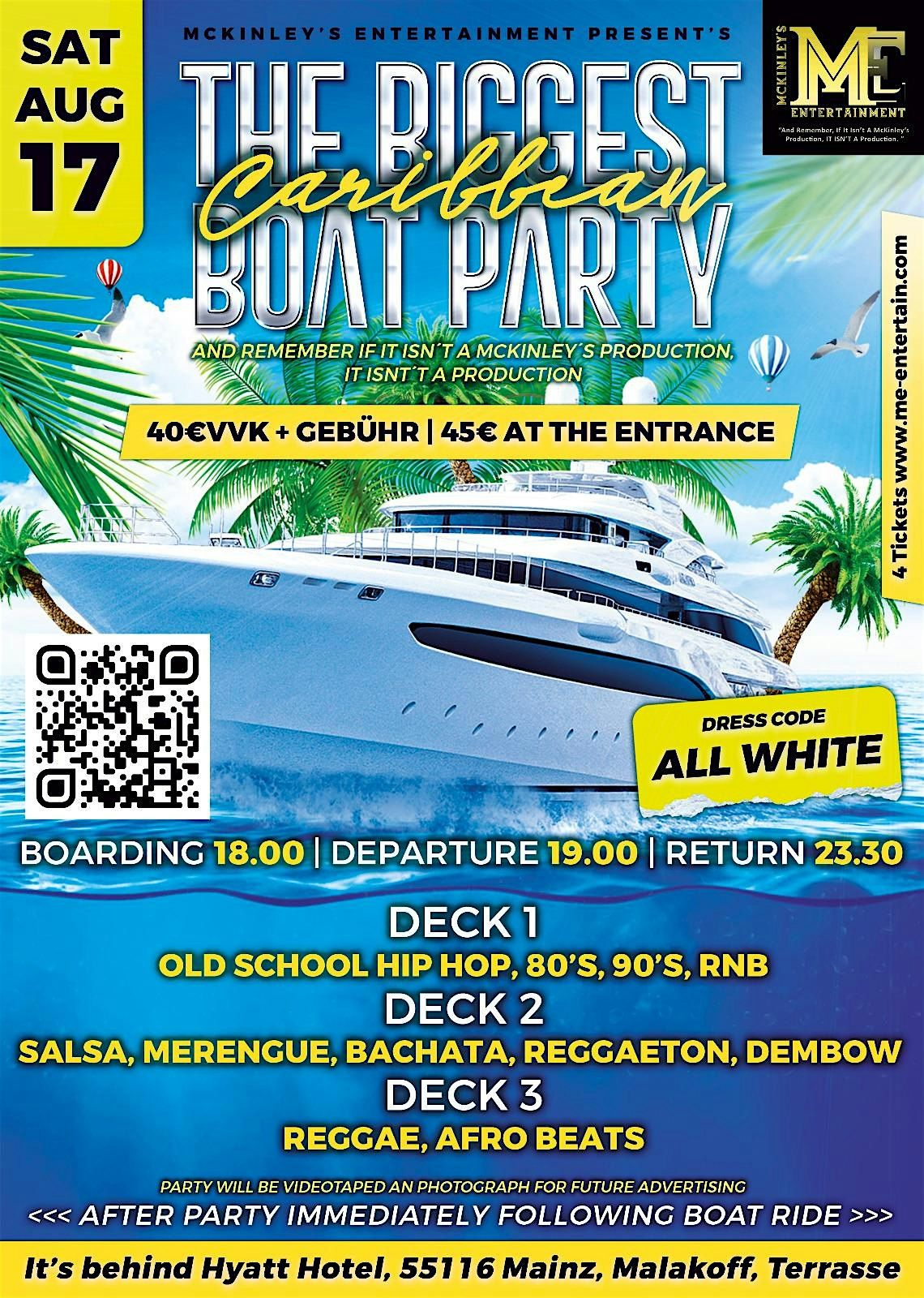 The Biggest Caribbean Boat Party in Mainz