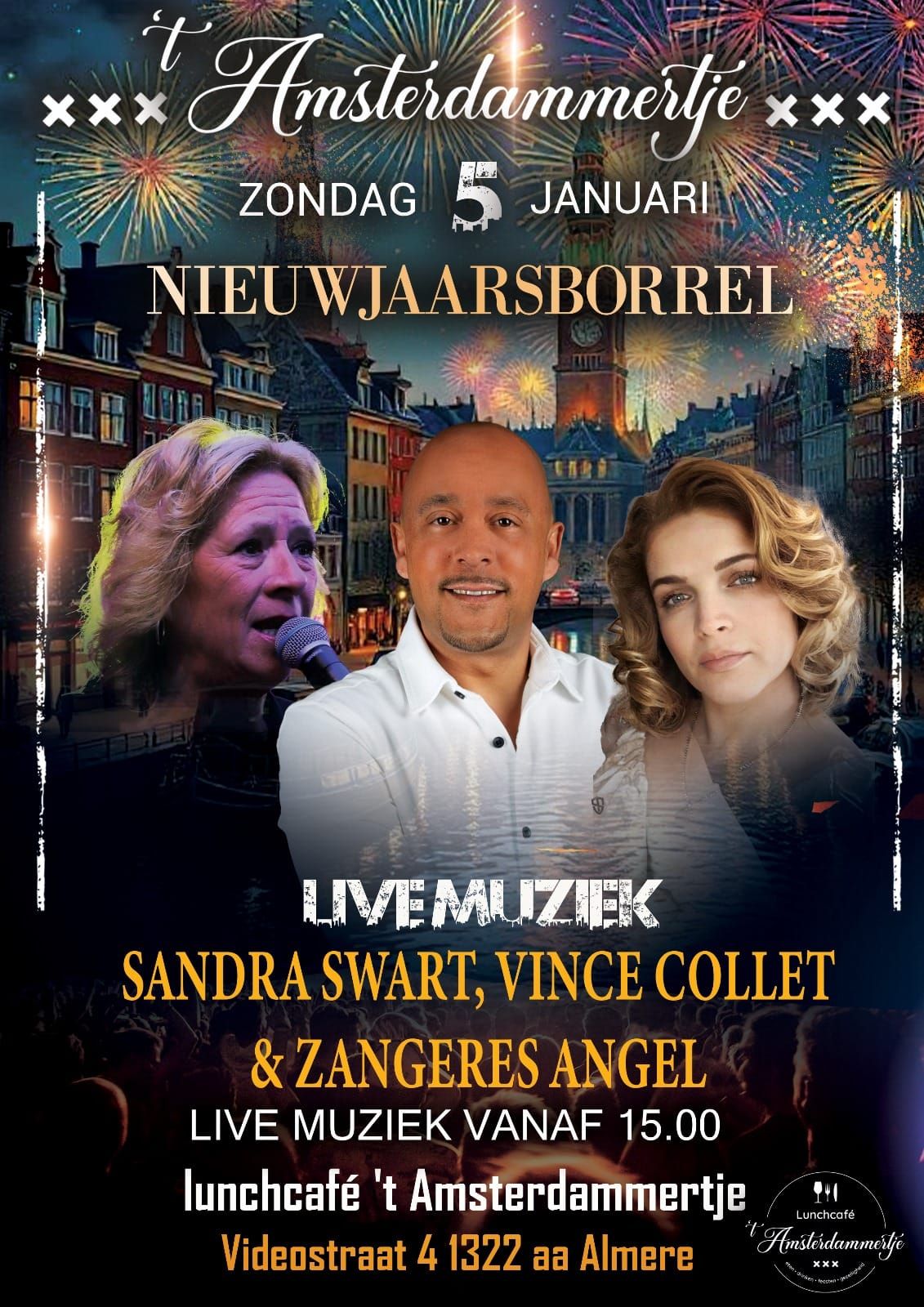 nieuwjaarsborrel 't Amsterdammertje 