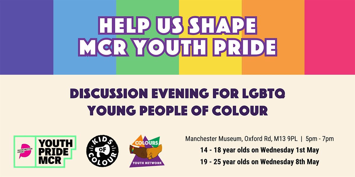 Help shape MCR Youth Pride